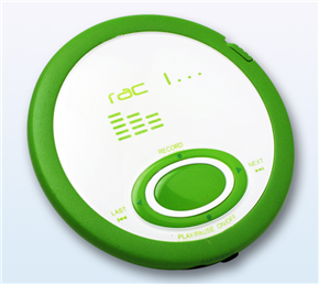 綠色MP3播放器樣機 CNC 塑膠手板